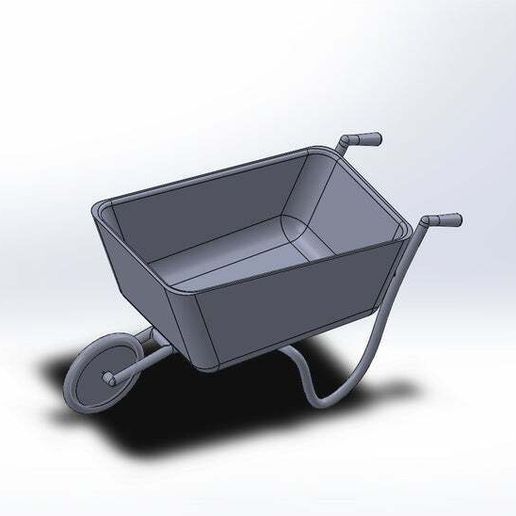 Barrow plant pot - 3D model önizlemesi