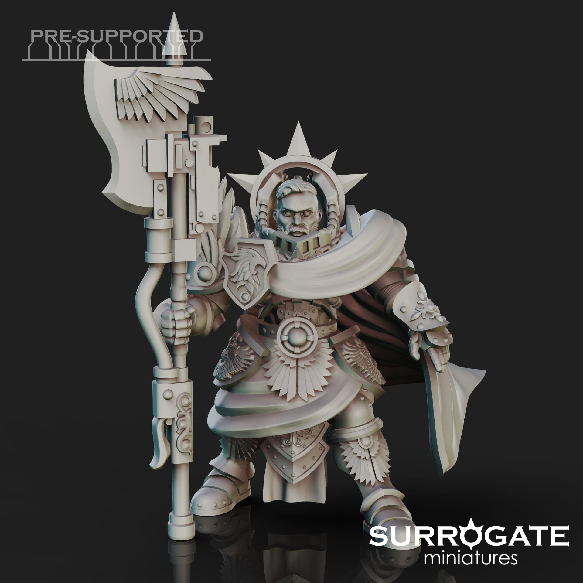3D file Travis Jaloran, Praetorian High General, Surrogate Miniatures ...