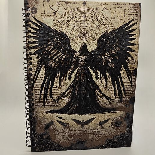 20250503_211716.jpg Notepad Cover Fallen Angel Hueforge