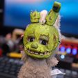 Five nights at freddy's Spring Trap Mask for Halloween - Labubu Accessories Toys