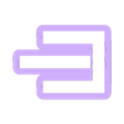 e_Low_case.stl squid game - alphabet font - cookie cutter