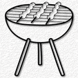 project_20230718_0924234-01.png BBQ Grill wall art Back Yard Barbeque Grille Wall Decor 2d art