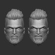 Main.jpg Geralt of Rivia Viking Hair  STL headsculpt for Action Figures