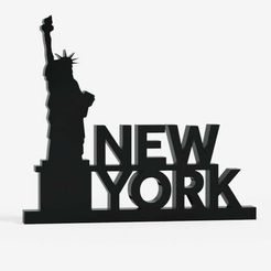 new-york.jpg STL file New York letters landmark decor・3D printable model to download, 3daomm