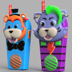 fgrqtiluuiklul.png Fichier 3D Five Night at Freddys - Violation de la sécurité - Talkies Pack・Objet pour imprimante 3D à télécharger