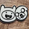 IMG_4009.jpeg Jake and Finn Adventure Time Magnet (8x3mm magnets)