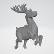 reindeer_tree2.PNG Santa Claus's Reindeer lowpoly - For Cristmas Tree