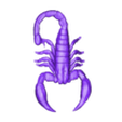 scorpion 1.stl scorpion 1,MODÈLE 3D STL FILE POUR ROUTER CNC LASER & IMPRIMANTE 3D