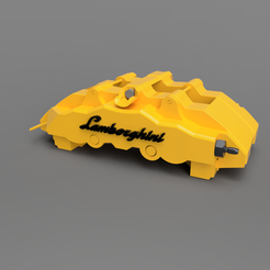 Lambo-Brak-Caliper-Front.png Archivo STL gratuito Pinza de freno Lamborghini Veneno・Objeto para descargar e imprimir en 3D