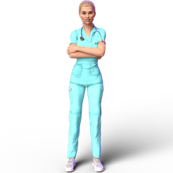 nurse1.png Fichier STL infirmière 1・Idée pour impression 3D à télécharger, gigi_toys