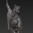 07.jpg Wizard statue 3D print model
