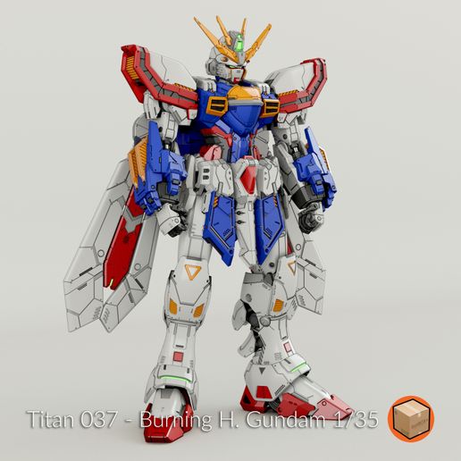 Titan 037 - Burning Hurricane Gundam 1%35
