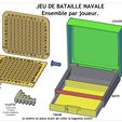 BN-Assemblage.jpg Free STL file Naval Battle・3D printable model to download