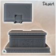 4.jpg Flat-roofed desert public building on platform with access stairs (14) - Canyon Sandy Landscape 28mm 15mm RPG DND Nomad Desertland African