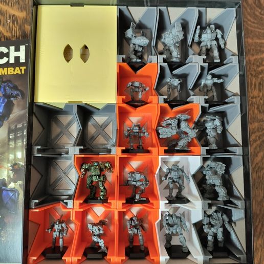 Battletech Mech Cages - storage and insert