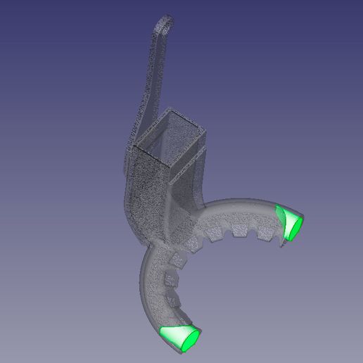 ii.jpg Free STL file Semi-circular Fan Duct Anet A6・Object to download and to 3D print, jpo41