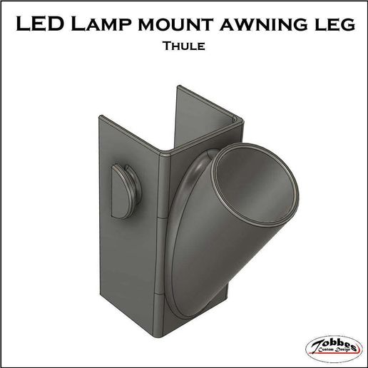 LED_lamp_mount_for_awning_leg_Thule_RV.jpg LED lamp mount awning leg Thule - RV
