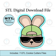 Etsy-Listing-Template-STL.png Bunny Sunglasses Cookie Cutter | STL File