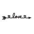 2019-multiple-Colour-Love-arrow-decals-wall-sticker-living-room-bedroom-vinyl-engraved-wall-decals-home-4.jpg Arrow Hearts Love 3ft