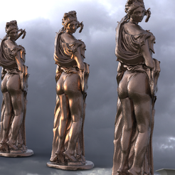 apollo-new-3.334.png OBJ-Datei Aphrodite 3D-Skulptur 5・3D-Drucker-Vorlage zum herunterladen, aramar