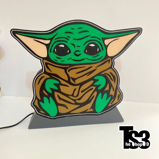 PUBLICIDAD-cult3d-grugo.jpg Grogu Lamp - 3D Printable Star Wars Decor