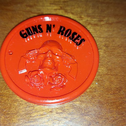 Download free STL file Guns N Roses keychain • Model to 3D print • Cults