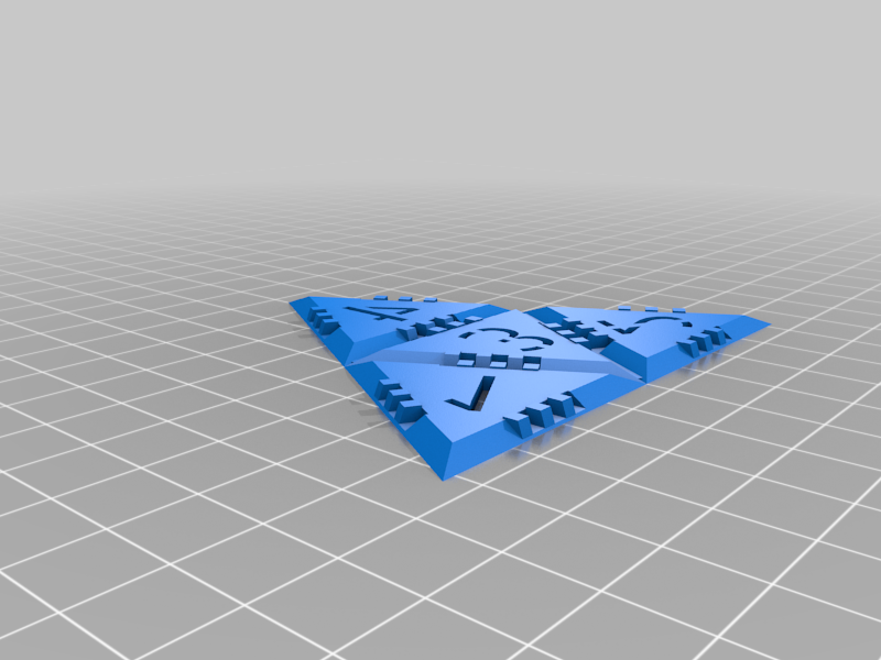 Tetrahedron_numbered.png Archivo STL gratis Impresión plana, dados plegables・Plan para descargar y imprimir en 3D, Zippityboomba