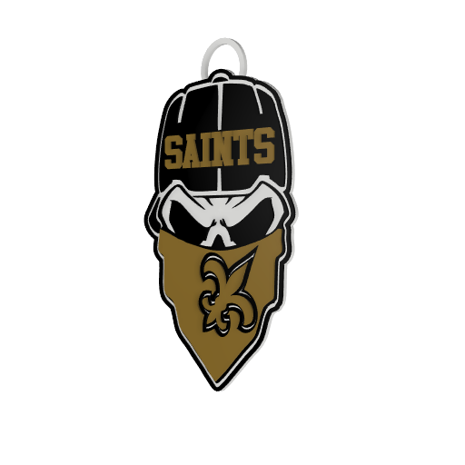 2.png CADENA SKULL  NEW ORLEANS SAINTS NFL