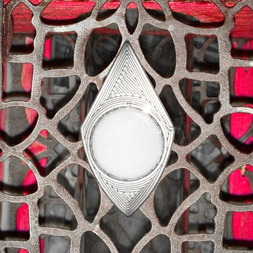 KVAR Pua Nido PLA SILVER and TPU Black (Nest Pick Guitar) - 3D model önizlemesi