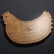 Chicken-Cutting-Board-©-for-Etsy.jpg Cutting Board 2nd Set of 10 - CNC Files for Wood (svg, dxf, eps, pfd, ai, stl)