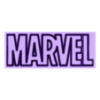 indir (1).stl Marvel Logo Wavy