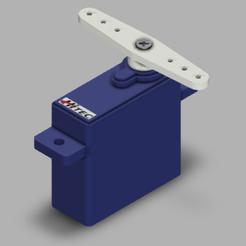 HS45.PNG STL-Datei Servo Hitec HS-45・3D-Druck-Idee zum Herunterladen