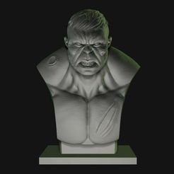 hulk1.jpg Zombie Hulk Bust