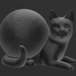 STL file Studio Ghibli Colgante Gato・3D print object to download・Cults