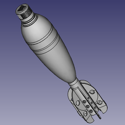 c1.png Fichier 3D Réplique d'obus de mortier HE de 3 pouces 1:1 Mode reconstitution・Modèle à télécharger et à imprimer en 3D