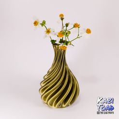 a THE, TOW. PRINTS Spiral Vase (Vase No. 2)