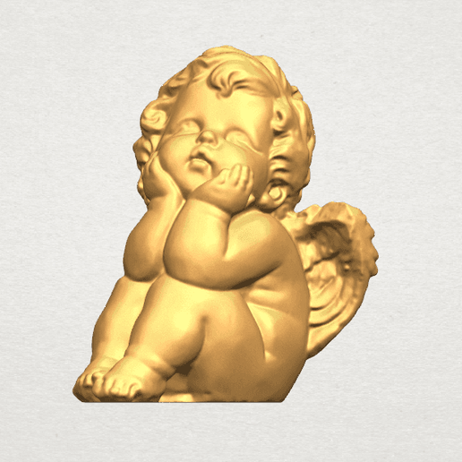 TDA0481 Angel Baby 04 B02.png Download free file Angel Baby 04 • 3D printing model, GeorgesNikkei