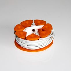 Cable circle headphones 1.jpg Free STL file Cable Circle・3D printer design to download