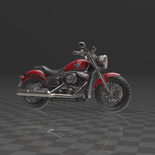 FREE🏍️ Custom Style Classic Motorcycle - STL Free / Free for Collectors