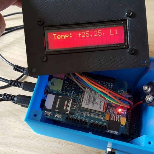 Free 3D file Case and cover for Arduino with 2x16 LCD display・Design to ...