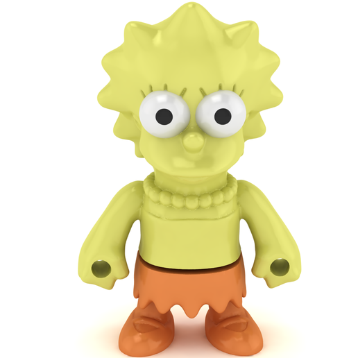 3D High-Gloss Stylized Character Figurine