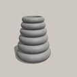 IMG_2600.png Vase with Toroid Thread Design - Unique 3D Model for Vases