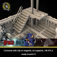 Connects with clip or magnets, no supports, +50 STL’s ready to print !!! SPACE HULK - V2 - Elevator model EXPANSION KIT