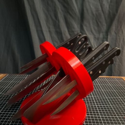 Love Hurts - Valentine's Heart Knife Block