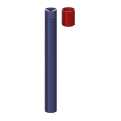 Metric-Tri-Ruler-3.png Archivo STL gratuito Soporte para regla de tres métrica para arquitectos e ingenieros・Objeto imprimible en 3D para descargar