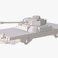 Tank-Low-Poly01.jpg Fichier 3D Réservoir Low Poly・Modèle à télécharger et à imprimer en 3D