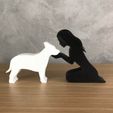 WhatsApp-Image-2023-01-25-at-12.05.20.jpeg Girl and her American Staffordshire Terrier (straight hair) for 3D printer or laser cut