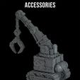 Accessories.jpg Terrain accessories for wargame - Space orc