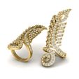 2.jpg peacock Father ring 3d Printable Model