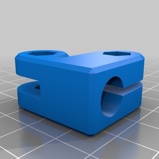 Dial indicator mount for test stand - 3D model önizlemesi
